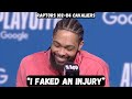 Brandon Ingram ADMITS he FAKED an injury after series loss - Post Game Interview - Raptors vs Cavs