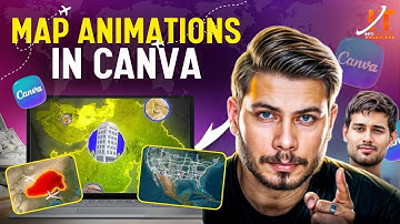 Free Canva Map Animation Tutorial | Make Viral Travel Videos 🌎🚀 #Canva #MapAnimation