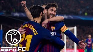 The espn fc crew breaks down barcelona's 3-0 win over chelsea in
champions league round of 16, which put barca quarterfinals and saw
lionel messi ...