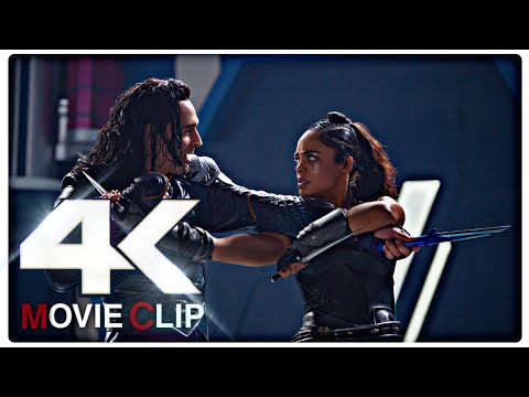 THOR Ragnarok | Loki vs Valkyrie Scene - 4K IMAX - By Az Gamer