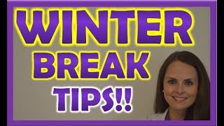 Nursing School Winter Break Tips!
