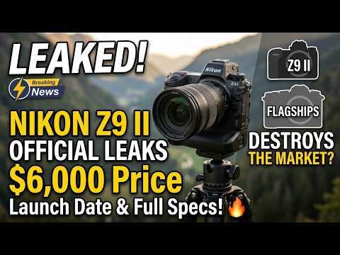 Nikon Z9 II Everything We Know! ($6,000 Price, RED Video & Specs Leak)