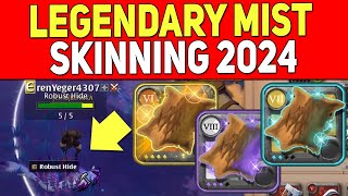 Albion Online Skinning Silver Per Hour In 2024, Advanced Skinning Uncommon &amp; Legendary Mist