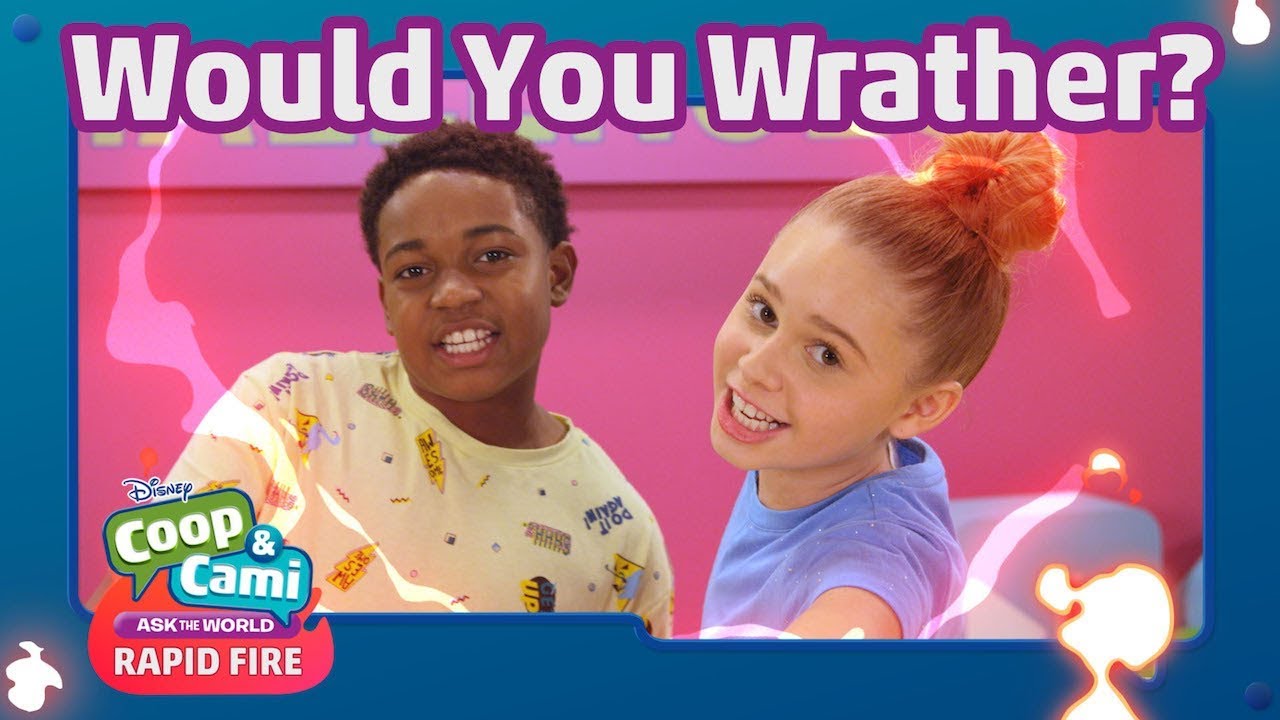 sydney to the max season 2 Rapid Fire Challenge | Coop & Cami Ask the World | Disney Channel