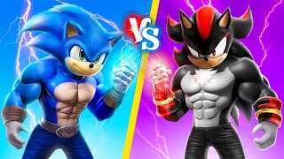 Sonic vs Shadow! Sonic és barátai megmentik a világot! Sonic a való életben!