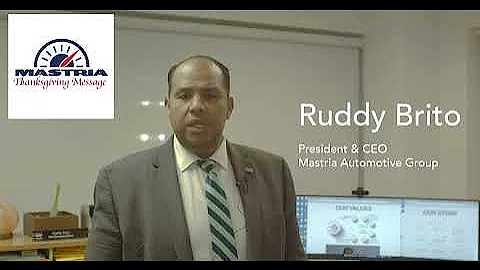 A Message From Ruddy Brito: Happy Thanksgiving