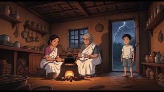Ghibli-style animation| Desi Village Rain Memory | Peaceful Indian Monsoon Story screenshot 2