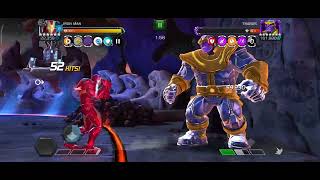 Mcoc AQ raids Ironman vs Thanos