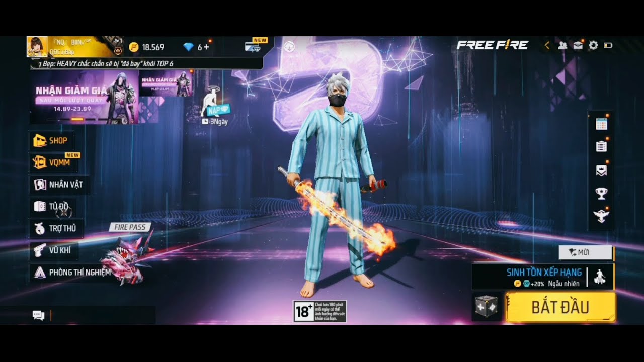 Mod skin ngầu lòi ob35 free fire