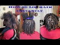 How to do Instant dread Locs. Permanent locs in hours @CreativeP