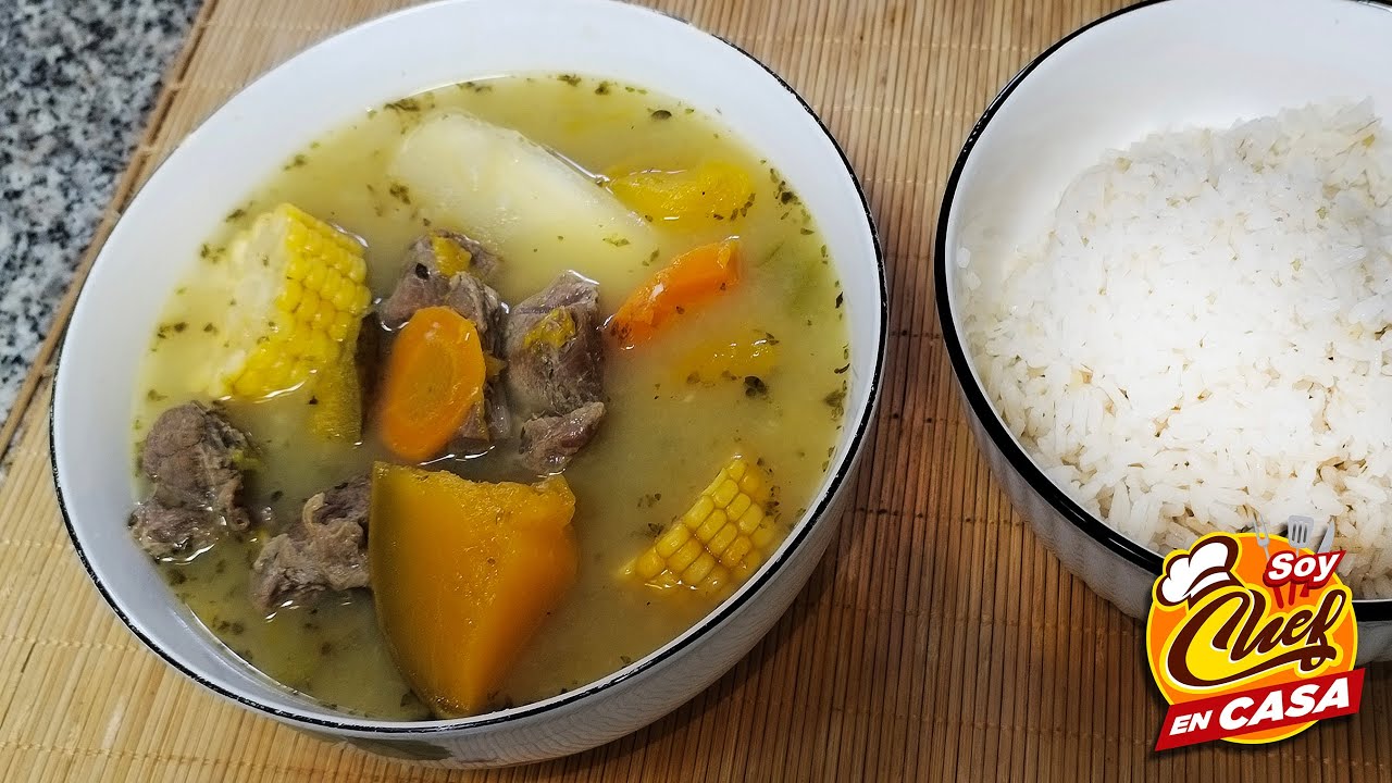 Fácil, deliciosa y económica SOPA DE CARNE Y VERDURAS #foodie  #cocina  #soup  #meat