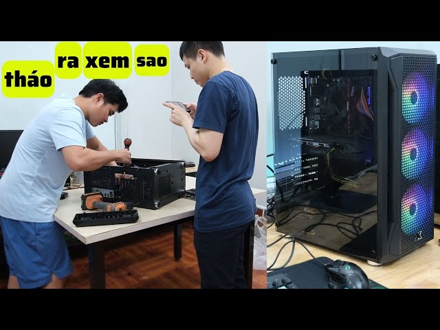 Tháo PC GAMING Giá 9.990K Xem Shop Lắp Bằng Những Linh Kiện Gì ? Với Case Xigmatek Gaming X3F