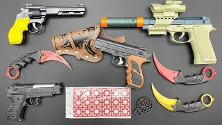 Gunshot Blasting Gun, Bead Firing Guns, Sharp Karambit Knives