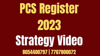 PCS Register Course Strategy | Exam Date 15 Oct 2023 | Call 9914685650 #Examreschedule screenshot 4