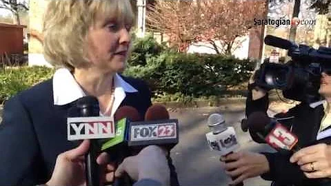 Shauna Sutton votes in Saratoga.