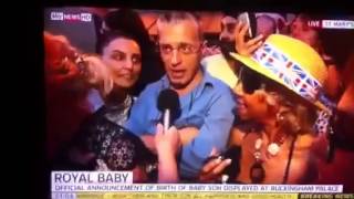 I Heard It Was A Black Baby - Royal Baby Blunder Live On Sky News