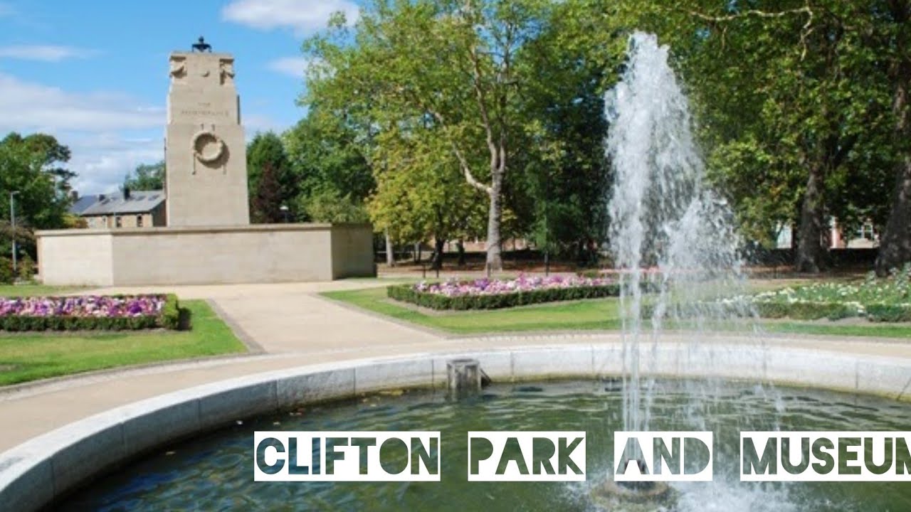 Clifton park and museum drone and walking tour Rotherham - YouTube