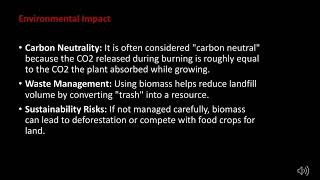 BIOMASS ENERGY 