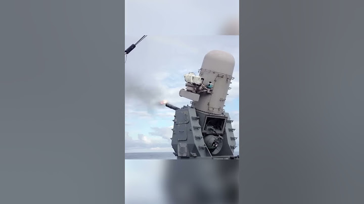 4,500 rounds per minute CIWS Phalanx in Action