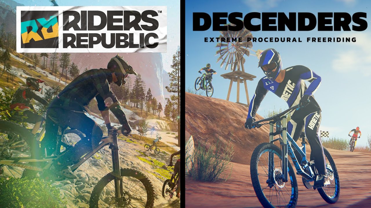 Riders Republic vs Descenders (PC max quality) YouTube