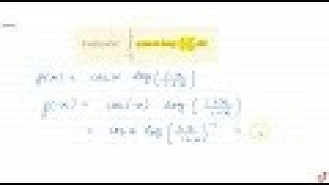 IIT JEE INTEGRALS Evaluate: `int_(-1/2)^(1/2)cosxlog(1-x)/(1+x)dx`