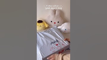 ASMR unboxing @zoukonline bag #shorts #asmr #viralshorts