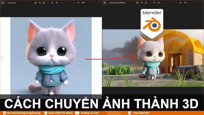Image hình ảnh hình ảnh Bằng - ✓ CÁCH CHUYỂN ẢNH THƯỜNG THÀNH 3D BẰNG MONTERMASK, BLENDER ...