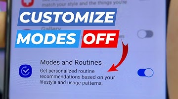 How to Turn On/Off Customize Modes || Disable Customized