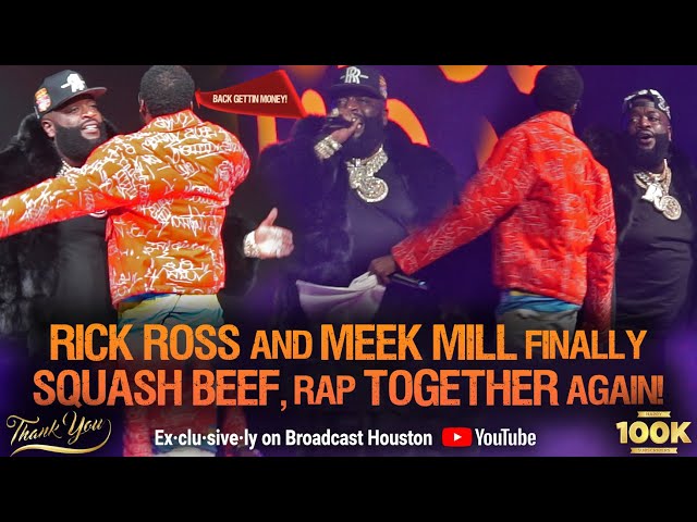 Meek Mill and Rick Ross Squash Beef, Reunite On Stage - Rap-Up