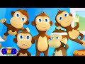 Five Little Monkeys + More Nursery Rhymes & Kids Songs by Bob The Train