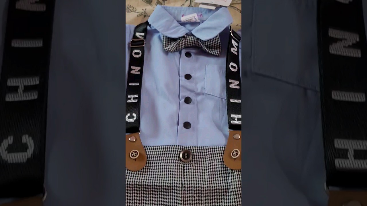 Hopscotch baby boy dress review..# baby boy dress review...# blue dress review...☺️☺️