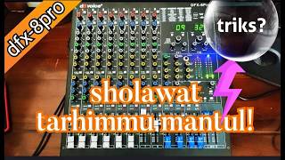 Download lagu Setting Tarhim prayers on dBvoice DFX 8Pro double effect mixer!