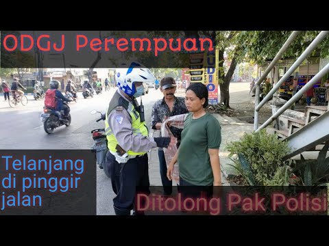 ODGJ Perempuan Telanjang di Pinggir Jalan jadi Tontonan