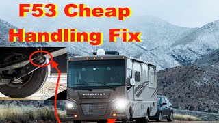 RV Cheap handling Fix Front & Rear, Removed the Sway From our Class A, RV FullTime
