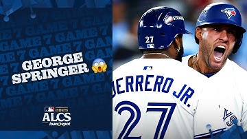 FULL COMEBACK: George Springer hits a CLUTCH home run to give the Blue Jays a LATE LEAD! 🇨🇦