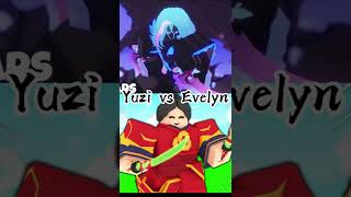 Bedwars kit Yuzi Vs Evelyn battle #1