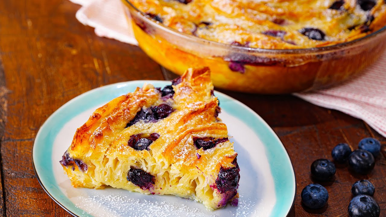 Placinta incretita cu lamaie si afine - Idei de retete