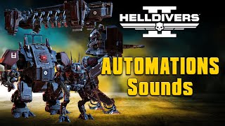 Helldivers 2: Automations - What do they sound like?