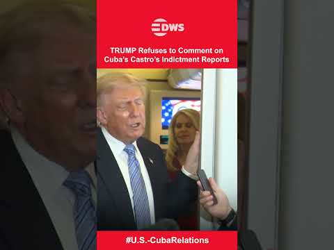 Video RAUL CASTRO INDICTMENT? Trump Declines Comment on Plans to Charge Cuba Leader | DWS News | AB1I
