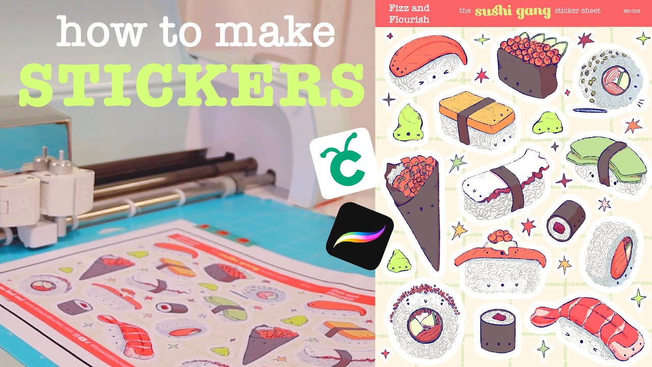 MAKE STICKERS AT HOME: how to set up a sticker sheet with your