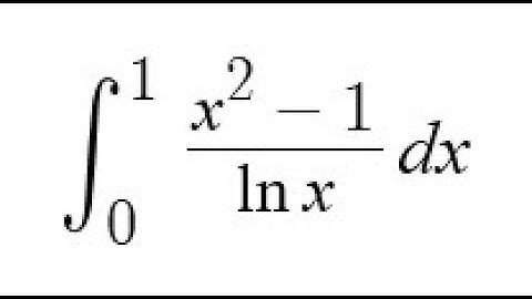 Feynman integration example 1 - Lecture