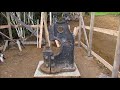 Power hammer and new blacksmiths shop