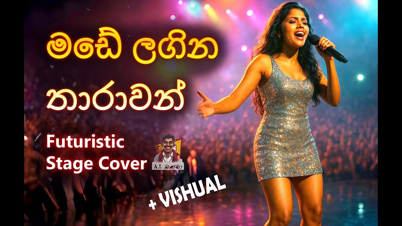 මඩේ ලගින තාරාවන් | Made Lagina Tharawan - Futuristic Stage Cover by AI Banda Music 