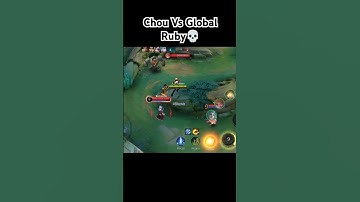 Chou meets Global Ruby 🤣 #mobilelegends #chou #Ruby #mlbb #mlbbnextcreator
