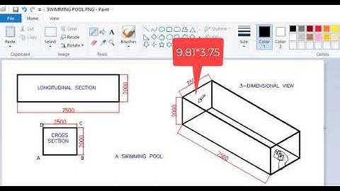 Staad Pro for beginners (episode 15). Modeling and analysis of a swimming pool. (Part 2).