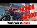 Honda nx 500   review  testride     com legendas 