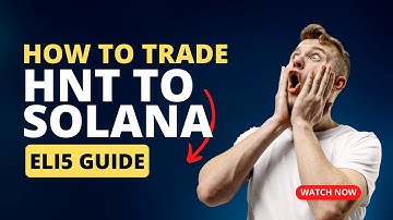 Swap HNT to SOL in the Helium Wallet