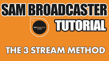 SAM Broadcaster Tutorial: The Three Stream Method