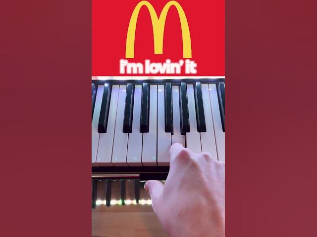 I’m lovin’ it - How to play the McDonald’s jingle 🎹