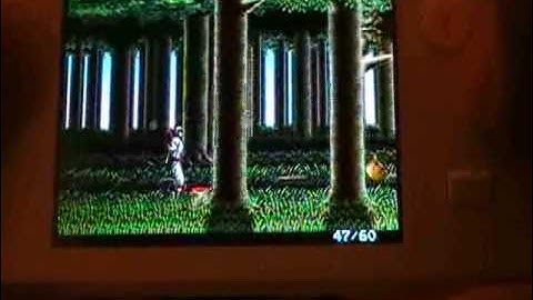 Dingoo A320 running Mega Drive via Dingux